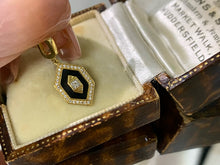 Load image into Gallery viewer, LUOWEND 18K Yellow Gold Natural Diamond Pendant for Women