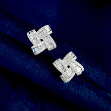 Load image into Gallery viewer, LUOWEND 18K White Gold Real Natural Diamond Pendant Necklace for Women