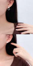 Load image into Gallery viewer, LUOWEND 18K White or Yellow Gold Real Natural Stud Earrings for Women