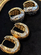 Load image into Gallery viewer, LUOWEND 18K Gold Hoop Earrings for Women