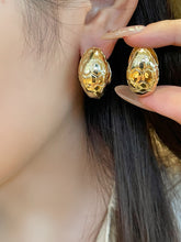 Load image into Gallery viewer, LUOWEND 18K Gold Hoop Earrings for Women