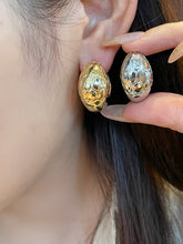 Load image into Gallery viewer, LUOWEND 18K Gold Hoop Earrings for Women