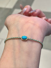 Load image into Gallery viewer, LUOWEND 18K Yellow Gold Natural Gemstone Bracelet for Women