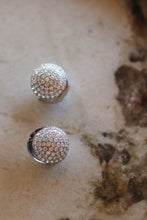 Load image into Gallery viewer, LUOWEND 18K White Gold Diamond Earrings for Women