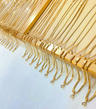 Load image into Gallery viewer, LUOWEND 18K Yellow Gold Real Natural Diamond Necklace for Women