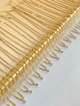 Load image into Gallery viewer, LUOWEND 18K Yellow Gold Real Natural Diamond Necklace for Women