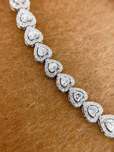 Load image into Gallery viewer, LUOWEND 18K White Gold Real Natural Diamond Bracelet for Women