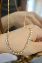 Load image into Gallery viewer, LUOWEND 18K Yellow Gold Diamond Necklace for Women