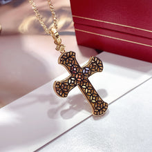 Load image into Gallery viewer, LUOWEND 18K Yellow Gold Natural Color Sapphire Pendant for Women