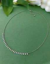 Load image into Gallery viewer, LUOWEND 18K White Gold Real Natural Diamond Necklace for Women