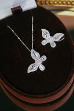 Load image into Gallery viewer, LUOWEND 18K White Gold Real Natural Diamond Pendant Necklace for Women