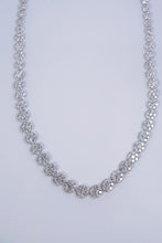 Load image into Gallery viewer, LUOWEND 18K White Gold Fine Jewelry Real Natural Diamond Necklace for Women