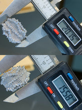 Load image into Gallery viewer, LUOWEND 18K White Gold Natural Diamond Ring for Women