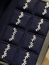 Load image into Gallery viewer, LUOWEND 18K White Gold Natural Diamond Stud Earrings for Women