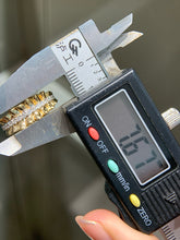 Load image into Gallery viewer, LUOWEND 18K Yellow Gold Natural Diamond Ring for Women