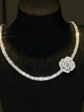 Load image into Gallery viewer, LUOWEND 18K White Gold Natural Diamond Pendant for Women