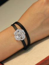 Load image into Gallery viewer, LUOWEND 18K White Gold Natural Diamond Pendant for Women