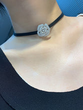 Load image into Gallery viewer, LUOWEND 18K White Gold Natural Diamond Pendant for Women