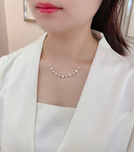 Load image into Gallery viewer, LUOWEND 18K Yellow Gold Real Natural Pearl Necklace for Women