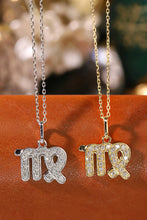 Load image into Gallery viewer, LUOWEND 18K White or Yellow Gold Natural Diamond Necklace for Women