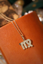 Load image into Gallery viewer, LUOWEND 18K White or Yellow Gold Natural Diamond Necklace for Women