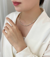 Load image into Gallery viewer, LUOWEND Real Natural Akoya Pearl Necklace for Women