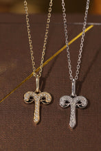 Load image into Gallery viewer, LUOWEND 18K White or Yellow Gold Natural Diamond Necklace for Women