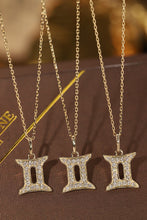 Load image into Gallery viewer, LUOWEND 18K White or Yellow Gold Natural Diamond Necklace for Women