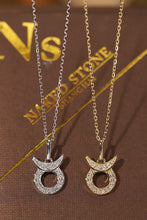 Load image into Gallery viewer, LUOWEND 18K White or Yellow Gold Natural Diamond Necklace for Women