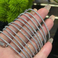 Load image into Gallery viewer, LUOWEND 18K White Gold Real Natural Diamond Bracelet for Women