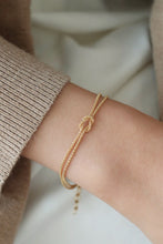Load image into Gallery viewer, LUOWEND 18K Yellow Gold Bracelet for Women