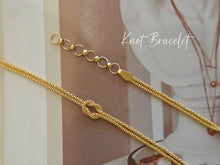 Load image into Gallery viewer, LUOWEND 18K Yellow Gold Bracelet for Women