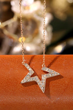 Load image into Gallery viewer, LUOWEND 18K Rose Gold Natural Diamond Pendant Necklace for Women