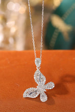Load image into Gallery viewer, LUOWEND 18K White Gold Natural Diamond Pendant Necklace for Women