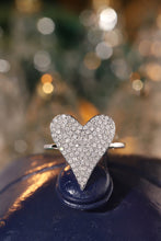 Load image into Gallery viewer, LUOWEND 18K White Gold Natural Diamond Ring for Women