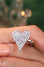 Load image into Gallery viewer, LUOWEND 18K White Gold Natural Diamond Ring for Women