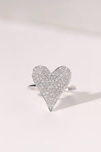 Load image into Gallery viewer, LUOWEND 18K White Gold Natural Diamond Ring for Women