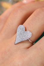 Load image into Gallery viewer, LUOWEND 18K White Gold Natural Diamond Ring for Women