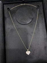 Load image into Gallery viewer, LUOWEND 18K Yellow Gold Real Natural Diamond Pendant Necklace for Women