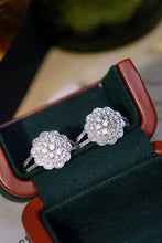 Load image into Gallery viewer, LUOWEND 18K White Gold Real Natural Diamond Ring for Women