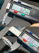 Load image into Gallery viewer, LUOWEND 18K White Gold Natural Diamond Ring for Women