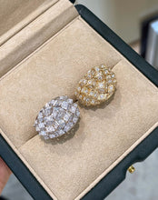 Load image into Gallery viewer, LUOWEND 18K White or Yellow Gold Natural Diamond Ring for Women