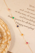 Load image into Gallery viewer, LUOWEND 18K Yellow Gold Real Natural Gemstone Bracelet for Women