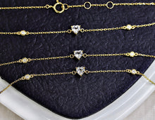 Load image into Gallery viewer, LUOWEND 18K Yellow Gold Real Natural Aquamarine Bracelet for Women