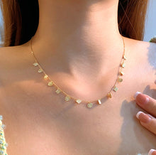 Load image into Gallery viewer, LUOWEND 18K Yellow Gold Necklace for Women
