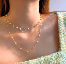 Load image into Gallery viewer, LUOWEND 18K Yellow Gold Necklace for Women