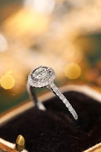 Load image into Gallery viewer, LUOWEND 18K White Gold Real Natural Diamond Ring for Women