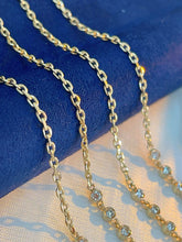 Load image into Gallery viewer, LUOWEND 18K Yellow Gold Natural Diamond Bracelet for Women