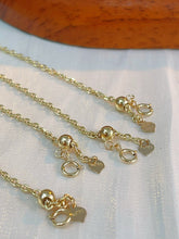 Load image into Gallery viewer, LUOWEND 18K Yellow Gold Natural Diamond Bracelet for Women