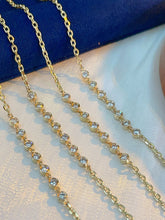 Load image into Gallery viewer, LUOWEND 18K Yellow Gold Natural Diamond Bracelet for Women